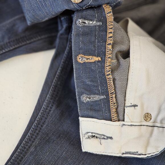 FCUK Jeans French Connection UK Button Fly Skinny W30 Dark Wash New Without Tags - Picture 5 of 16